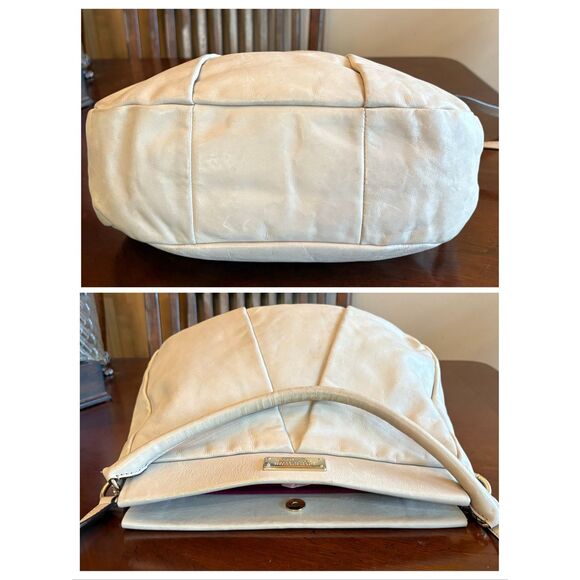 Marc by Marc Jacobs - Classic Q Hillier Hobo Bag in Cement Soft Leather. LOVELY! - Picture 8 of 15